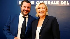Mateo Salvini i Marin Le Pen (Reuters)