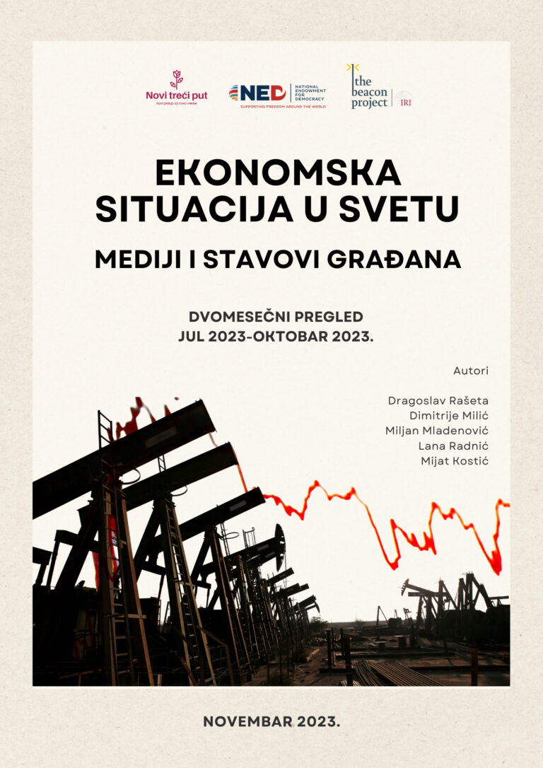 Ekonomska situacija u svetu - mediji i stavovi građana