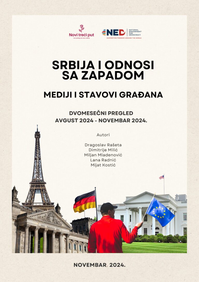 Srbija i odnosi sa Zapadom - mediji i stavovi građana