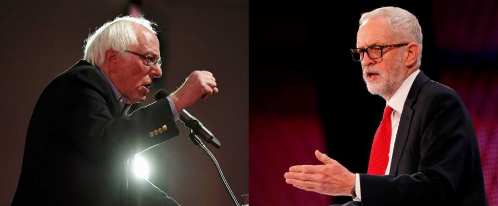 Berni Sanders i Džeremi Korbin (Getty Images, AFP)