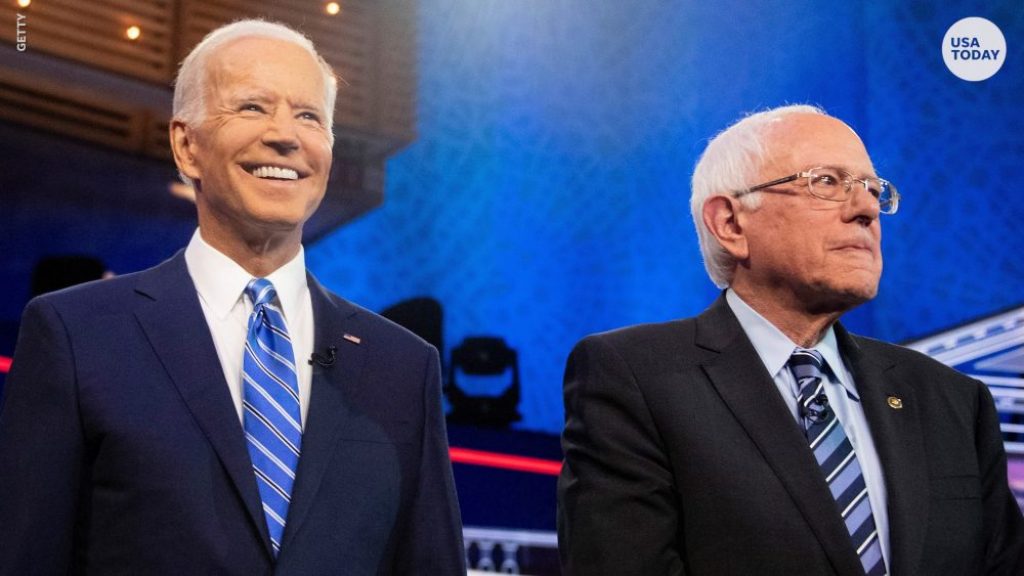 Džo Bajden i Berni Sanders (USA Today)